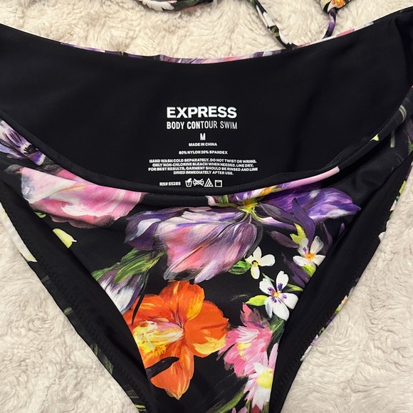 Express Body Contour Floral Bikini - Picture 2 of 5